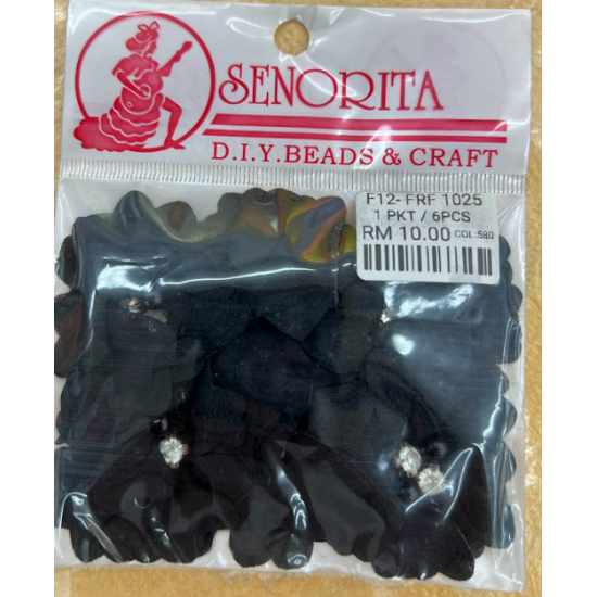 Bunga Kain Senorita 1025 -  Black