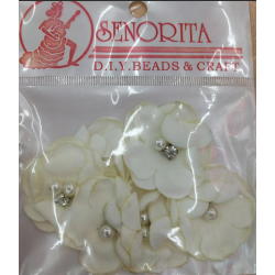 Bunga Kain Senorita 1026 -  Cream