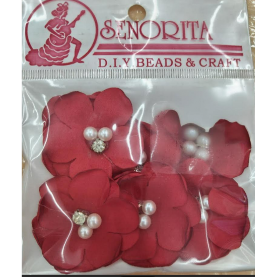 Bunga Kain Senorita 1026 -  Red