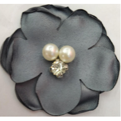 Bunga Kain Senorita 1026 -  Charcoal Gray