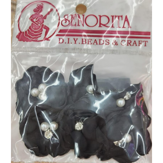 Bunga Kain Senorita 1026 -  Black