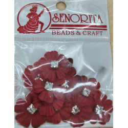 Bunga Kain Senorita 1027 - Brick Red