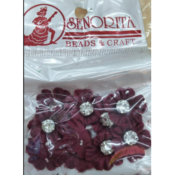 Bunga Kain Senorita 1027 - Wine