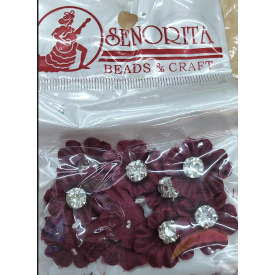 Bunga Kain Senorita 1027 - Wine