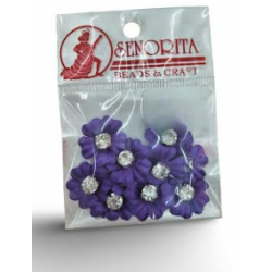Bunga Kain Senorita 1027B -  Purple 