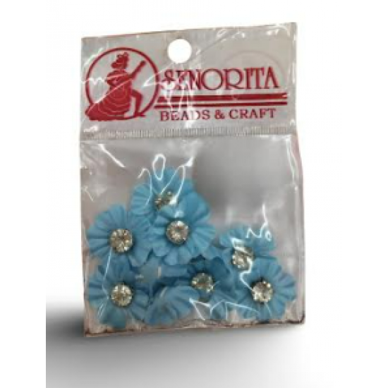 Bunga Kain Senorita 1027B -  Light Blue