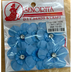 Bunga Kain Senorita 1028 -  Cornflower Blue