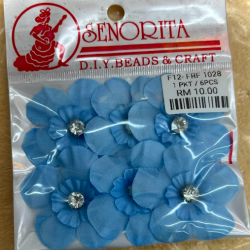 Bunga Kain Senorita 1028 -  Cornflower Blue