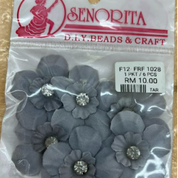 Bunga Kain Senorita 1028 -  Slate Grey