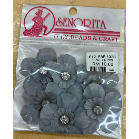 Bunga Kain Senorita 1028 -  Slate Grey