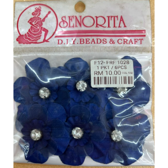 Bunga Kain Senorita 1028 -  Royal Blue