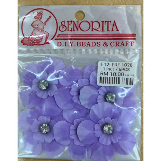 Bunga Kain Senorita 1028 -  Lavander Purple