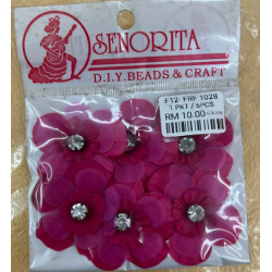 Bunga Kain Senorita 1028 -  Fuchsia Pink