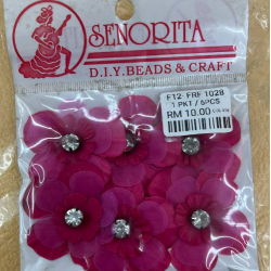 Bunga Kain Senorita 1028 -  Fuchsia Pink