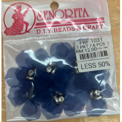 Bunga Kain Senorita 1031 -  Deep Navy Blue