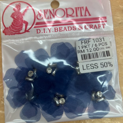 Bunga Kain Senorita 1031 -  Deep Navy Blue