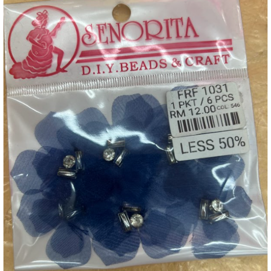 Bunga Kain Senorita 1031 -  Deep Navy Blue