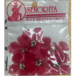 Bunga Kain Senorita 1031 -  Rose Red