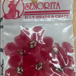 Bunga Kain Senorita 1031 -  Rose Red