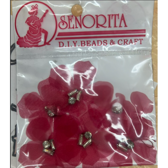 Bunga Kain Senorita 1031 -  Rose Red