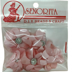 Bunga Kain Senorita 1033 - Merah Jambu Muda