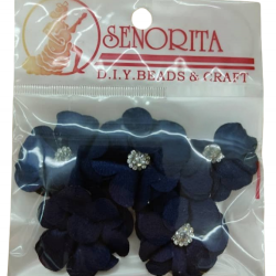 Bunga Kain Senorita 1033 - Biru Navy