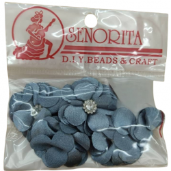 Bunga Kain Senorita 1033 - Biru Batu