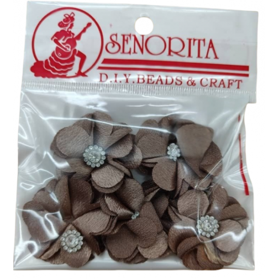 Bunga Kain Senorita 1033 - Coklat
