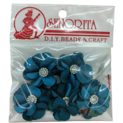 Bunga Kain Senorita 1033 - Aqua Pekat