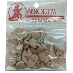 Bunga Kain Senorita 1033 - Peach Cerah