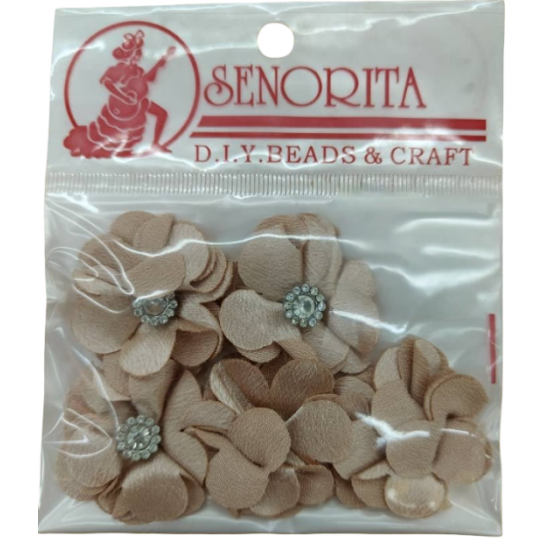 Bunga Kain Senorita 1033 - Peach Cerah