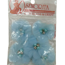 Bunga Kain Senorita 1035 - Biru Muda