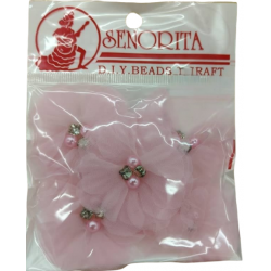 Bunga Kain Senorita 1035 - Merah Jambu Muda