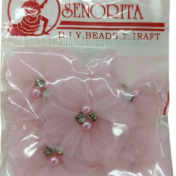 Bunga Kain Senorita 1035 - Merah Jambu Muda