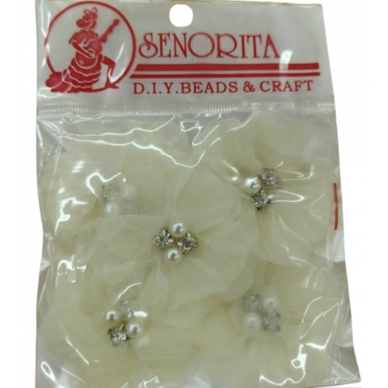 Bunga Kain Senorita 1035 - Krim