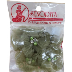 Bunga Kain Senorita 1035 - Hijau Zaitun