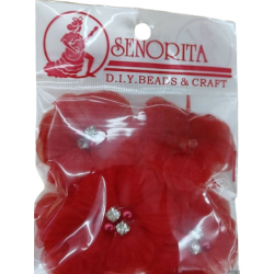 Bunga Kain Senorita 1035 - Merah