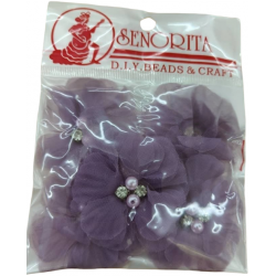 Bunga Kain Senorita 1035 - Ungu Vintage 