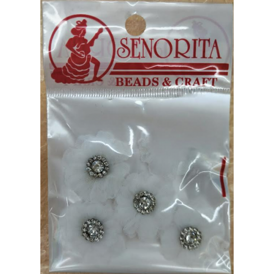 Bunga Kain Senorita 1037 - White 