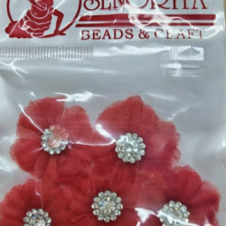 Bunga Kain Senorita 1037 - Red 