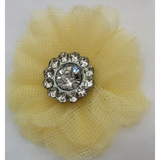 Bunga Kain Senorita 1037 -  Cream Yellow