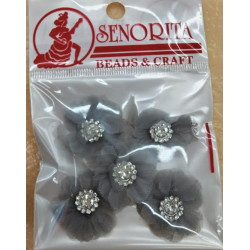 Bunga Kain Senorita 1037 - Smoke Grey