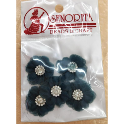 Bunga Kain Senorita 1037 -  Teal Green