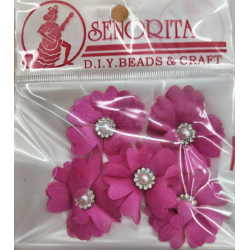 Bunga Kain Senorita 1038 - Hot Pink