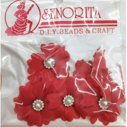 Bunga Kain Senorita 1038 -  Red