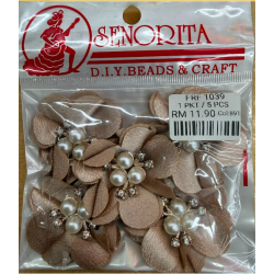 Bunga Kain Senorita 1039 -  Champagne Beige