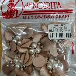 Bunga Kain Senorita 1039 -  Champagne Beige