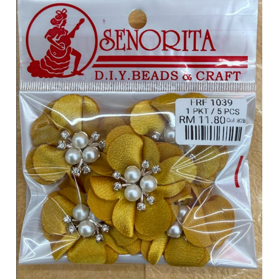 Bunga Kain Senorita 1039 -  Antique Gold