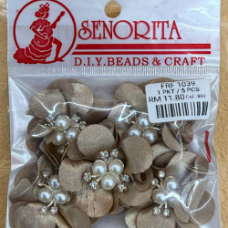 Bunga Kain Senorita 1039 -  Taupe