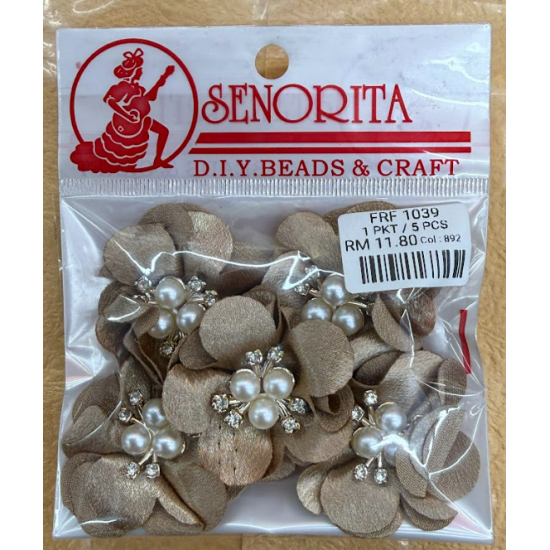 Bunga Kain Senorita 1039 -  Taupe